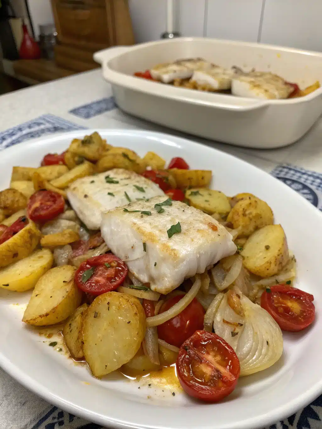 Bacalao Horno Patatas