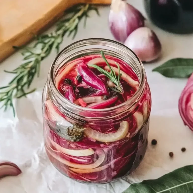 Cebolla morada encurtida