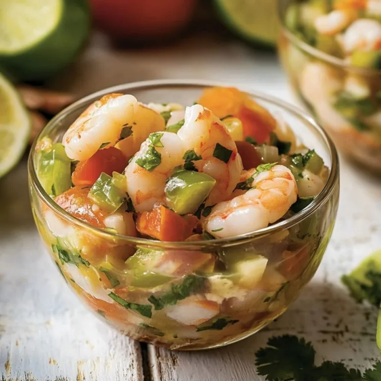 Ceviche de camarón