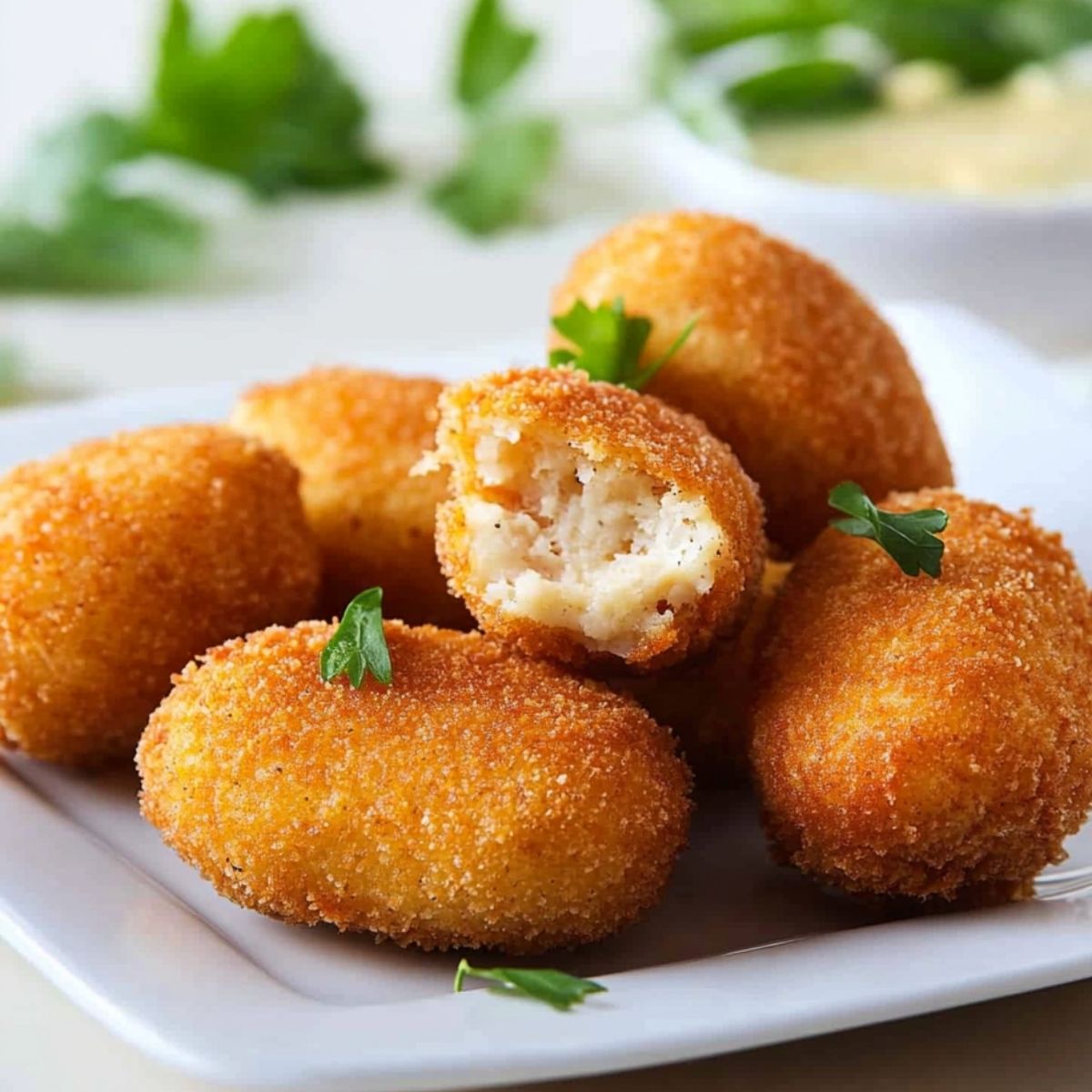 Croquetas de pollo cremosas