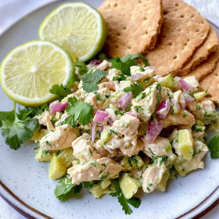 Ensalada de pollo y aguacate