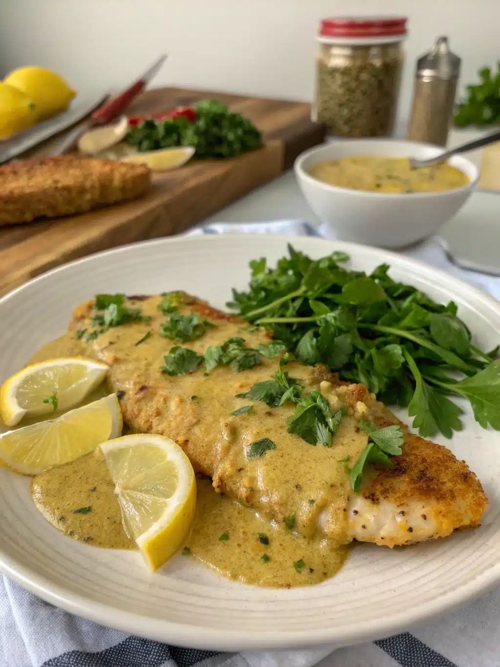 Filete Pescado Mostaza