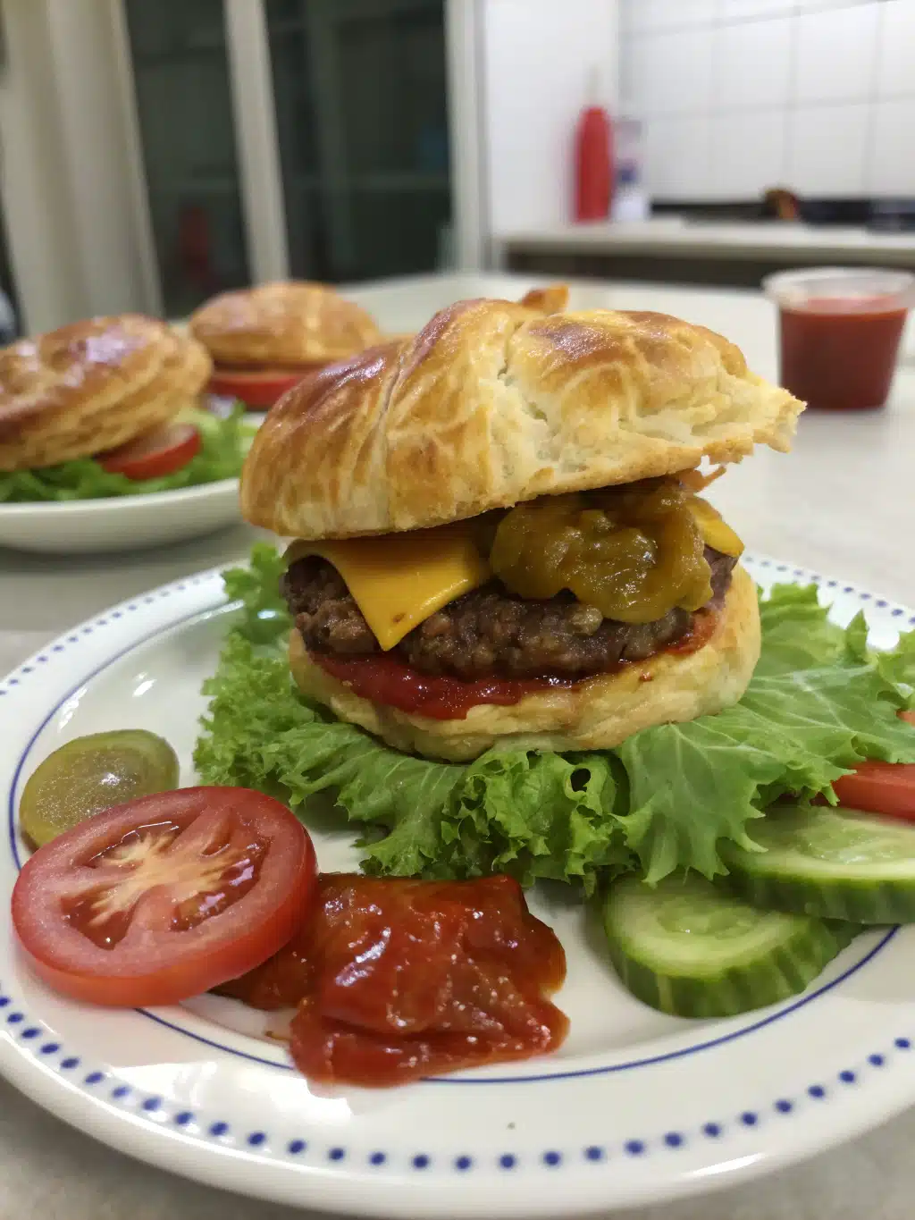 Hamburguesa Hojaldrada
