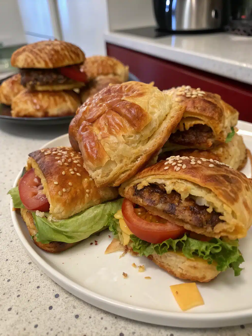 Hamburguesas Hojaldre