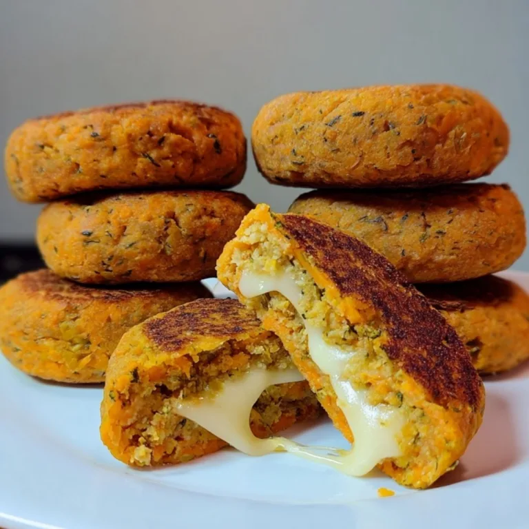 Hamburguesas de Zanahoria y Queso