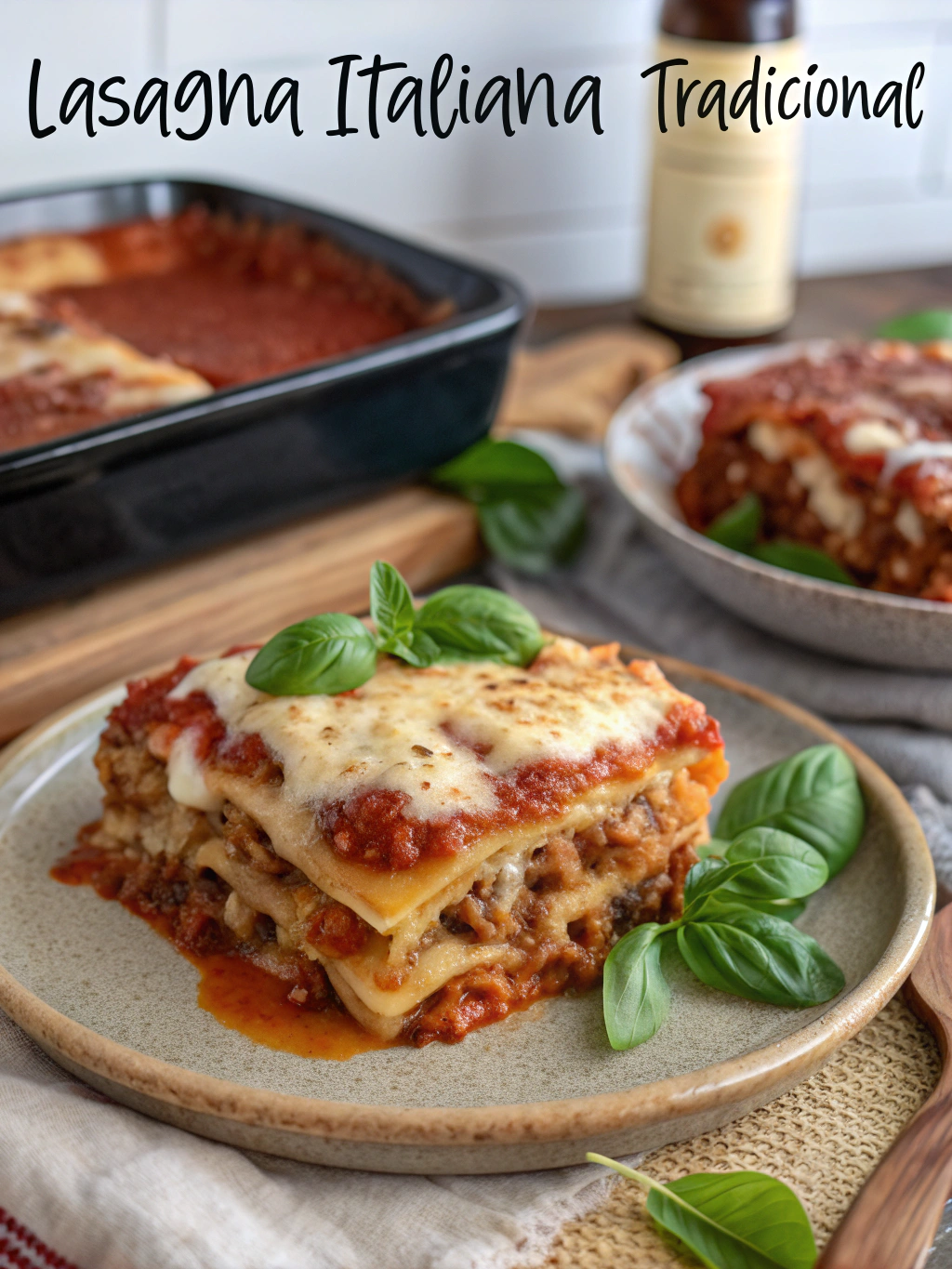 Lasagna Italiana Tradicional