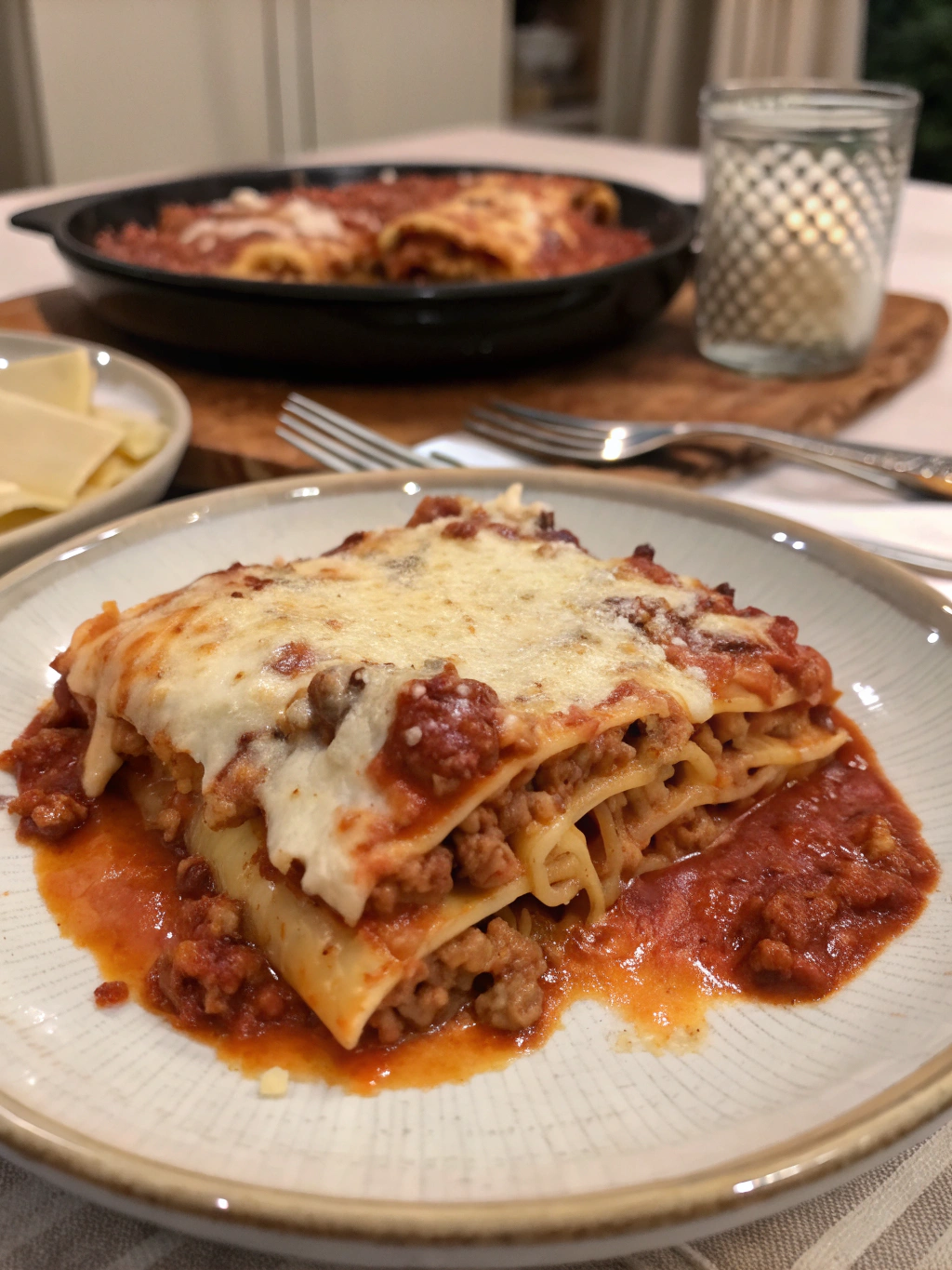 Lasaña Carne Queso Boloñesa