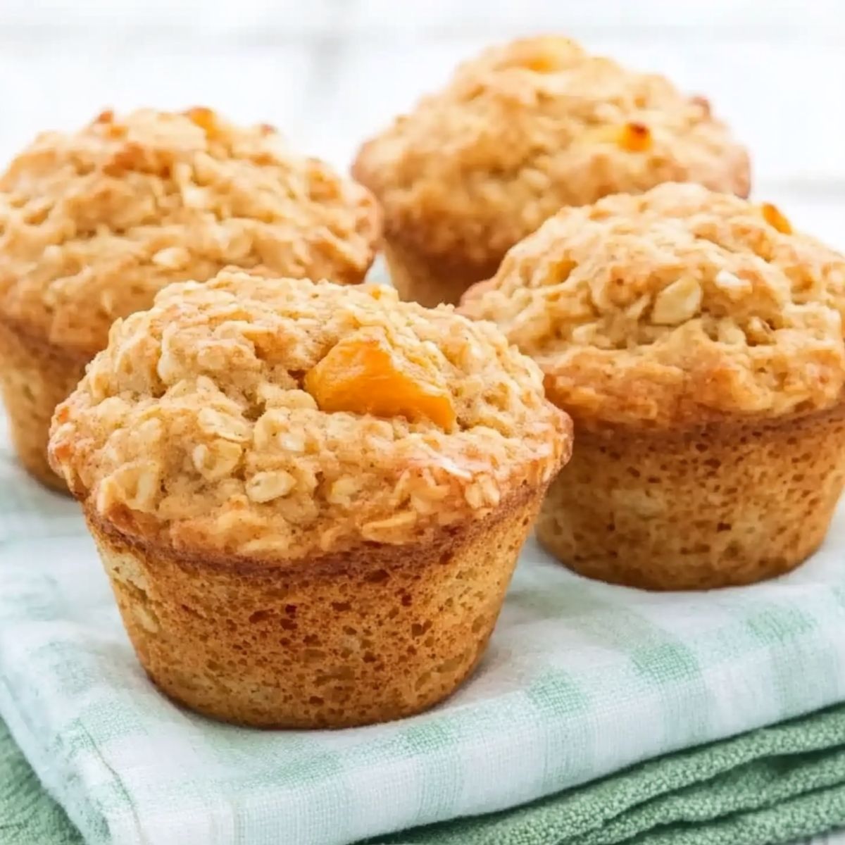 Muffins de Avena, Manzana y Zanahoria