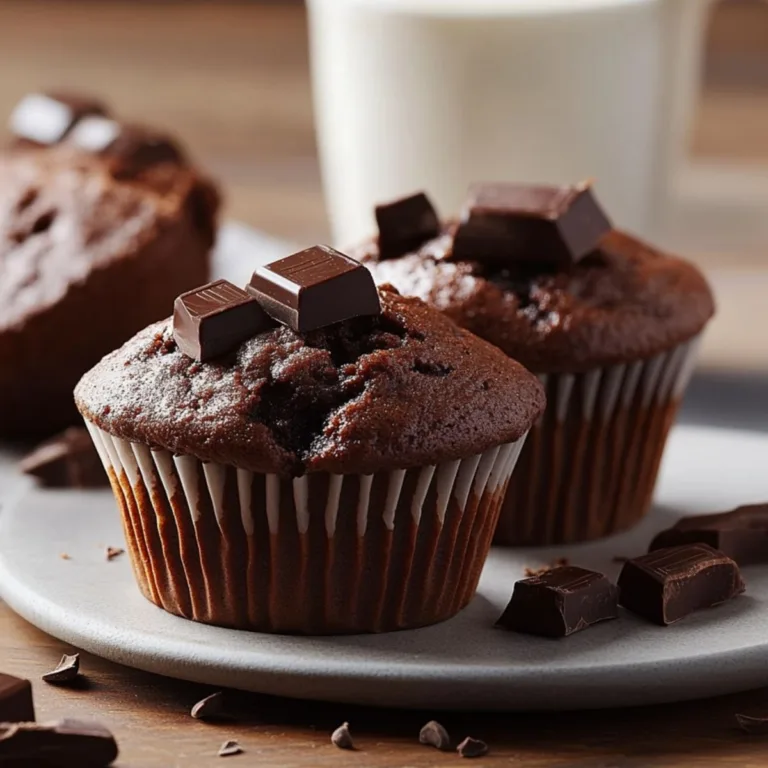 Muffins de Chocolate Saludables