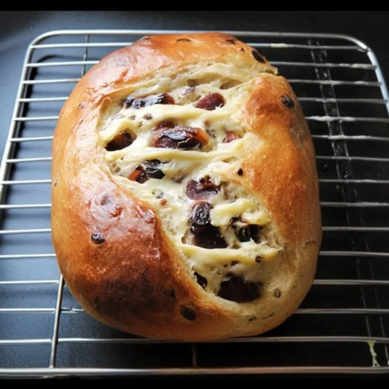 Pan Casero con Aceitunas, Tocino y Queso
