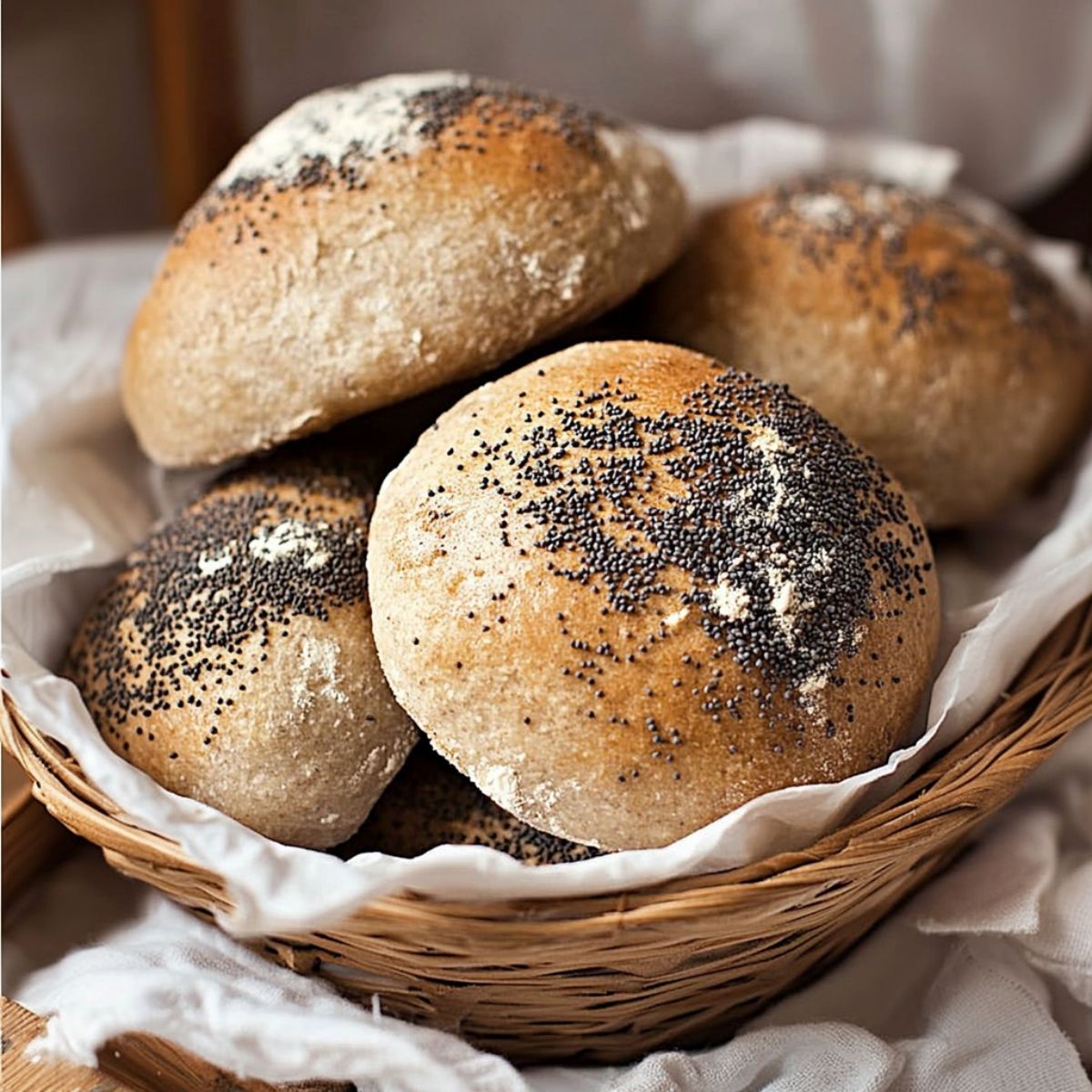 Panecillos de Centeno y Yogur
