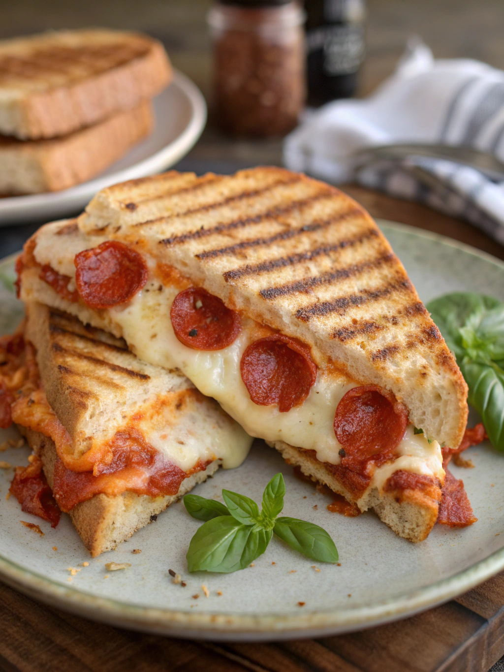 Panini de Pizza de Pepperoni