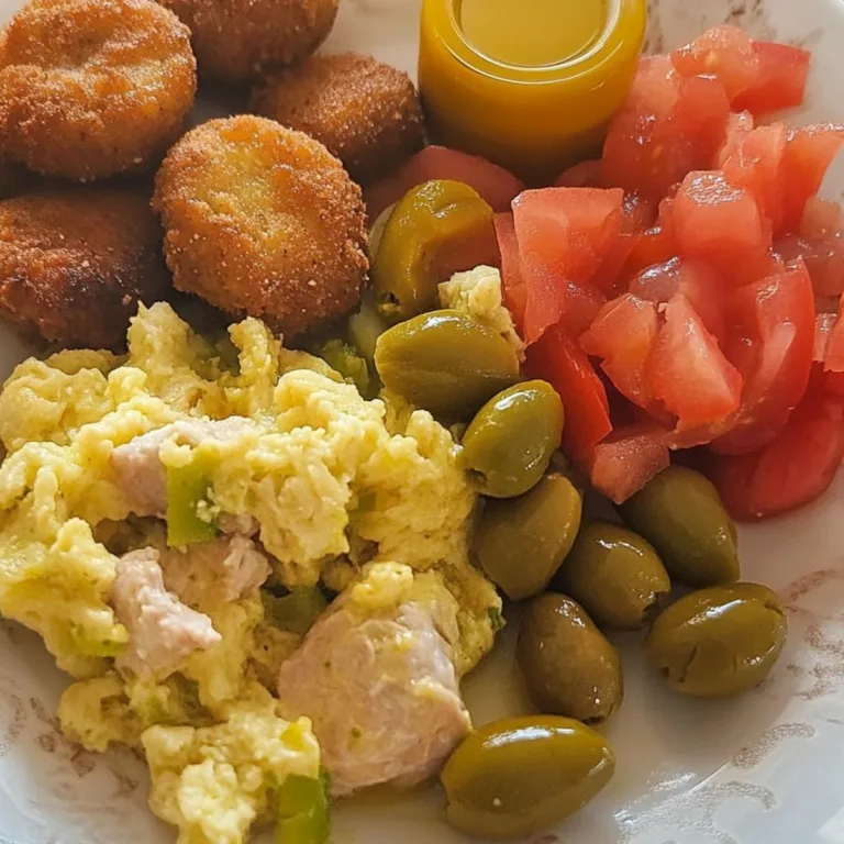 Plato combinado navideño