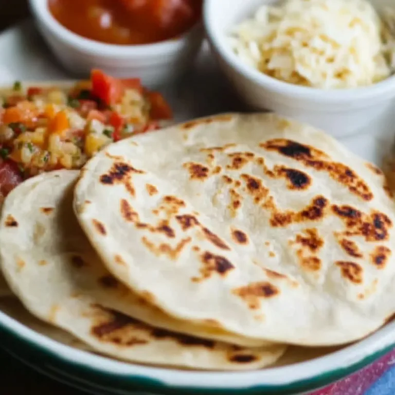 Pupusas de chicharrón y queso